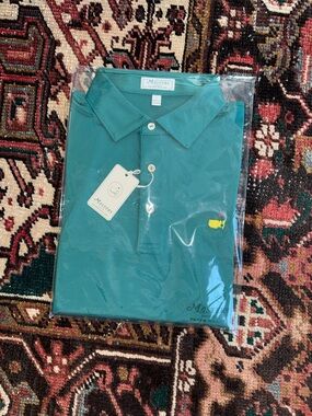 Masters Green Polo Shirt - Classic Men’s Short Sleeve. Peter Millar